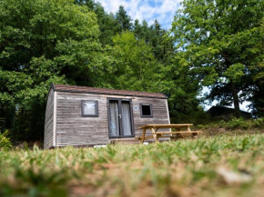 Comfortable wooden lodge located in the Ardennes